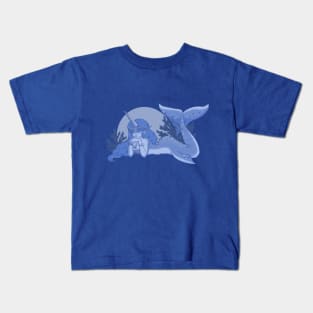 Sleeping Mermaid Kids T-Shirt